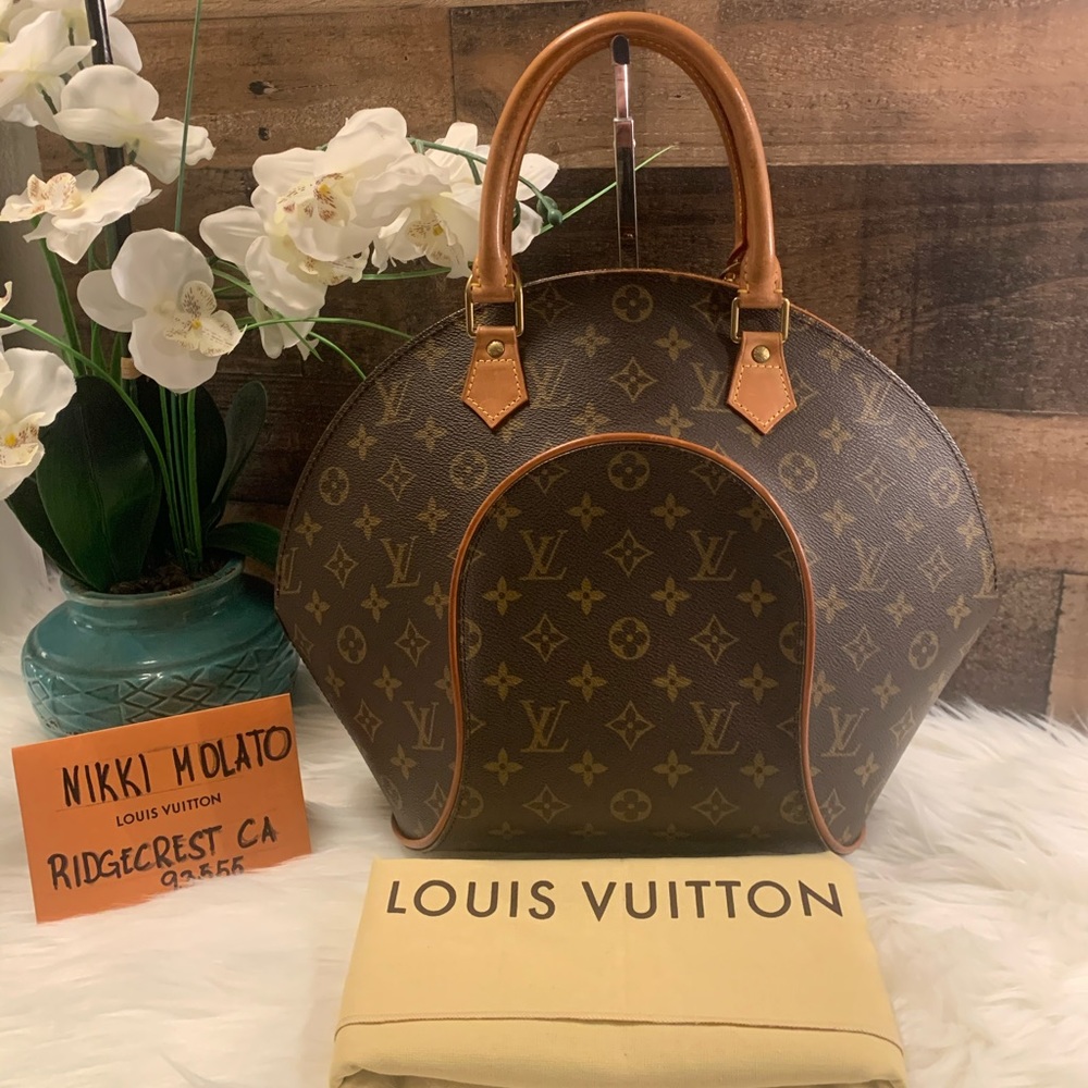 100% guarantee authentic Louis Vuitton ellipse MM